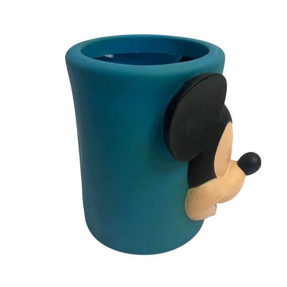 Vintage Y2K Disney Mickey Mouse Blue Pencil Cup - Picture 5 of 12